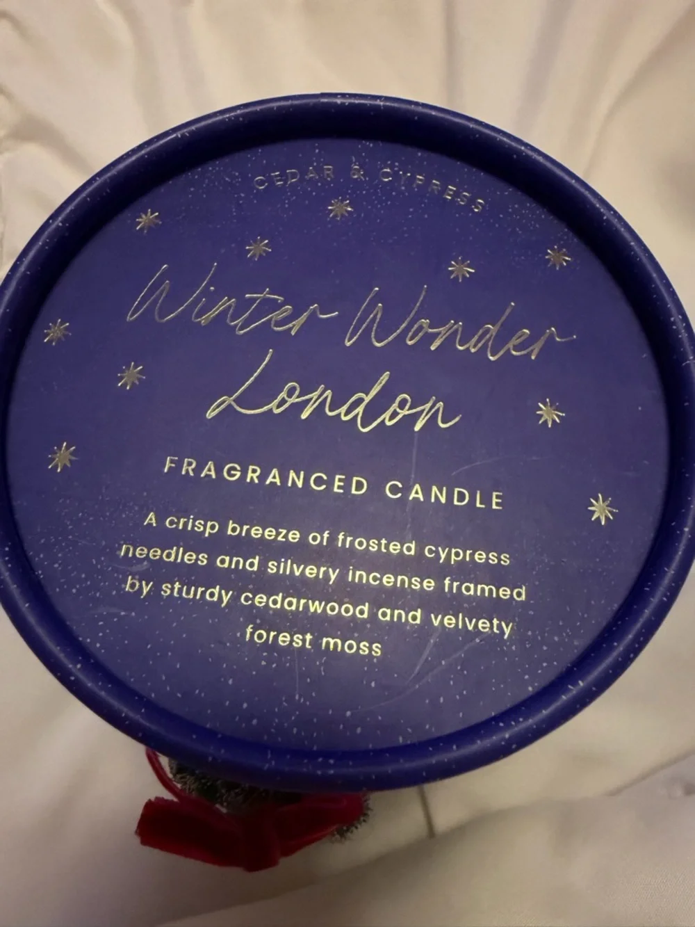 Anthropologie London Woody Cedar & Cypress City Boxed Candle NEW